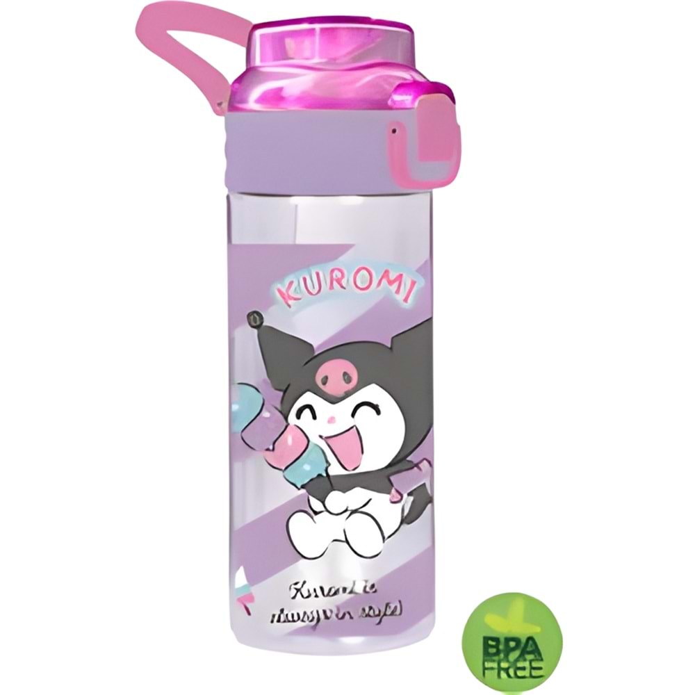 Özkara Kuromi Lisanslı Matara 500 ml – BPA Free Suluk