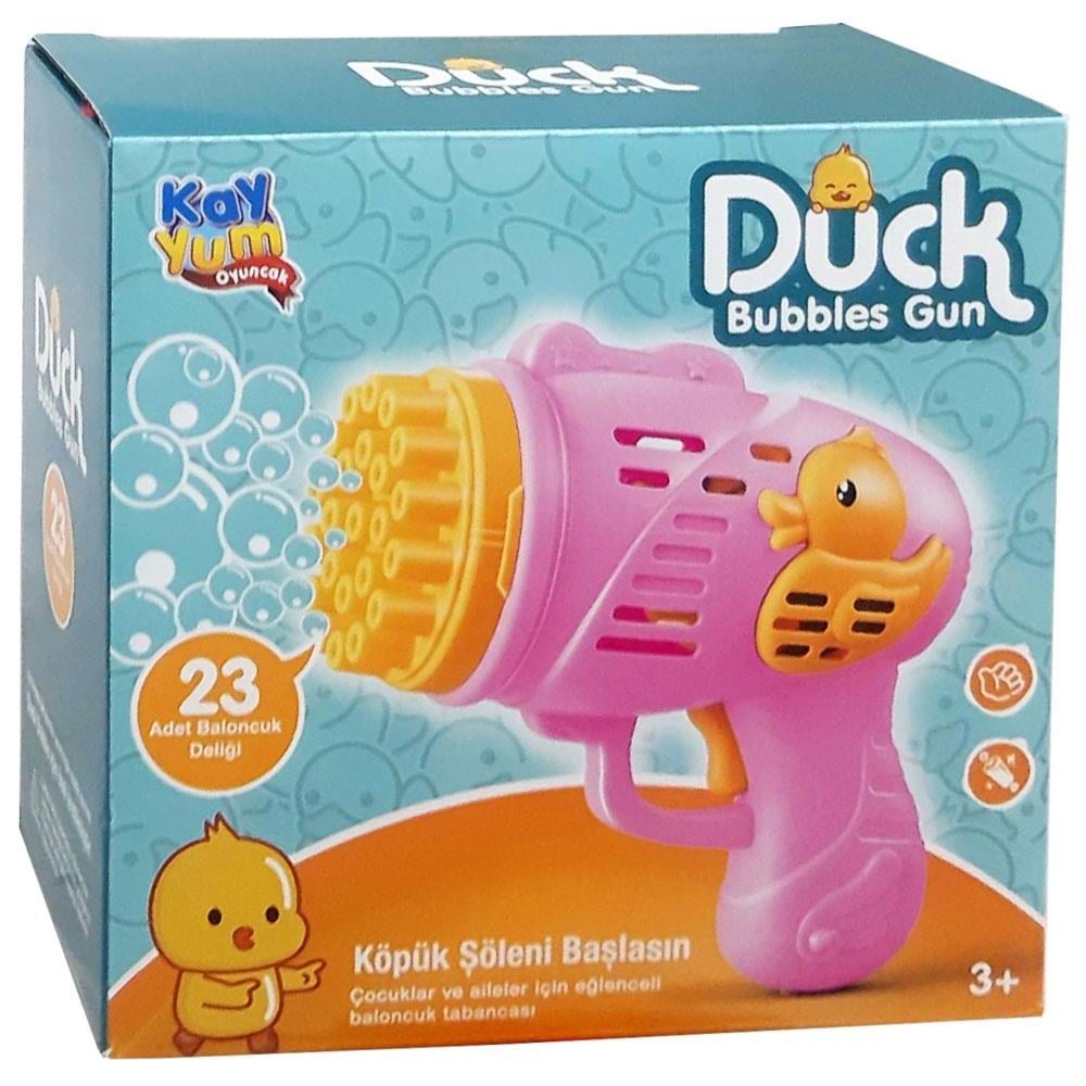 Duck Bubbles Gun Köpük Tabancası Pembe Kayyum Oyuncak Baloncuk Tabancası