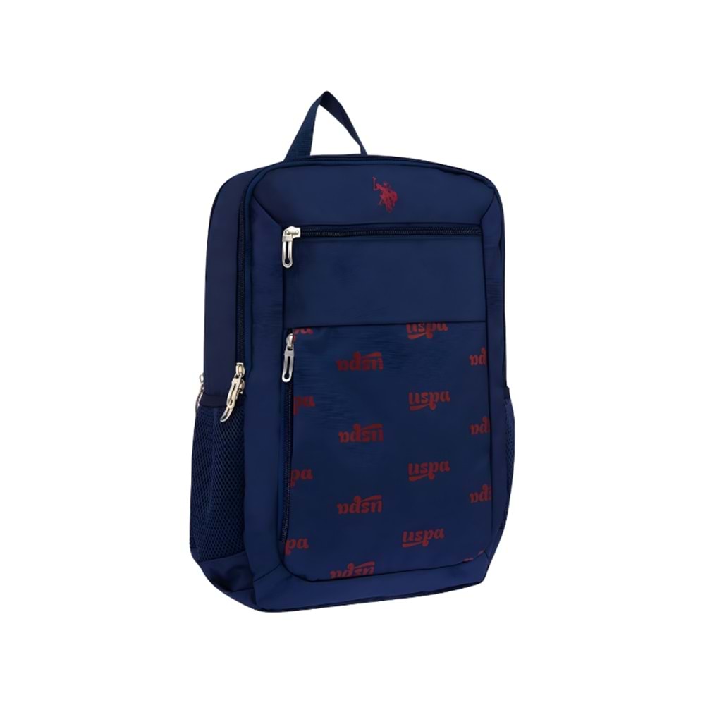USPA Polo Sırt Çantası – Lacivert Okul ve Günlük Kullanım Çantası