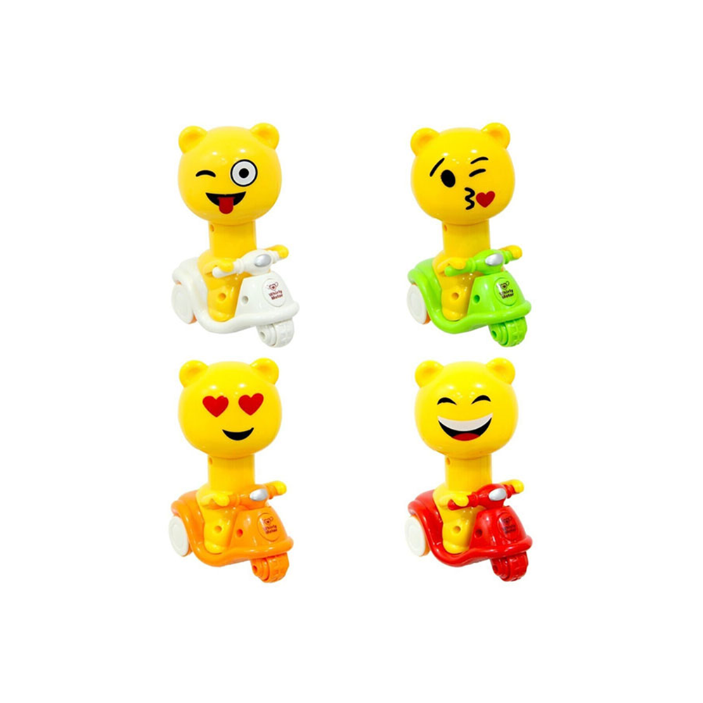 Bas Git Motor Oyuncak | Sevimli Figürlü Çocuk Motosikleti