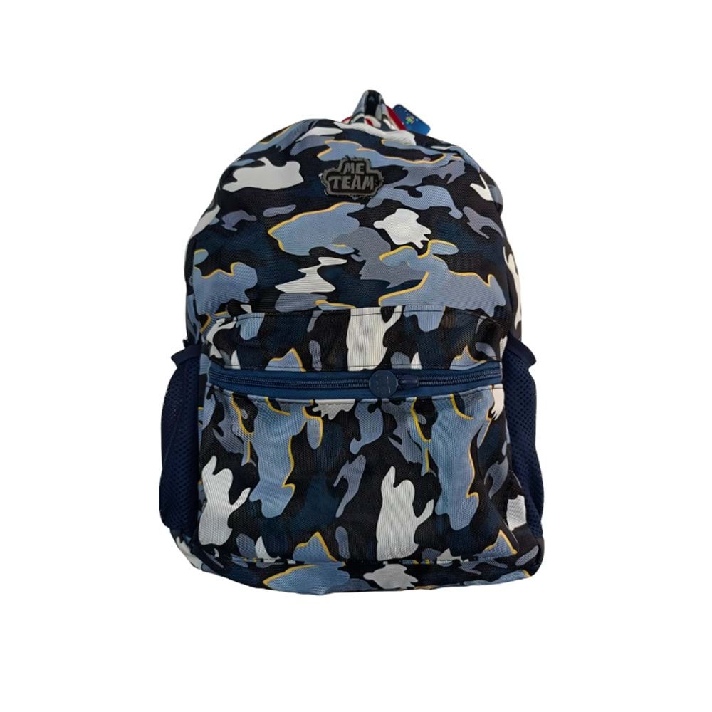 ME Team Kamuflaj Desenli Okul Çantası