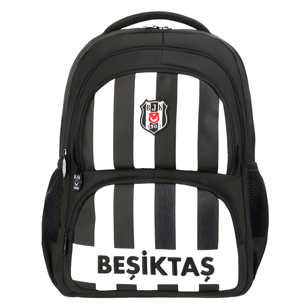 BEŞİKTAŞ NAKIŞ DETAYLI ÇUBUKLU OKUL ÇANTASI