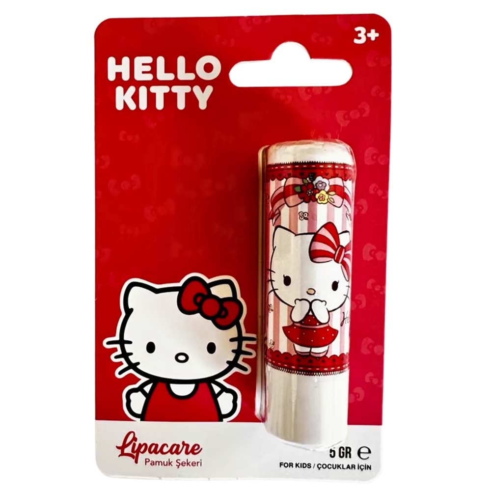 Hello Kitty Lipcare Pamuk Şekeri Aromalı Çocuk Dudak Nemlendiricisi 5 gr