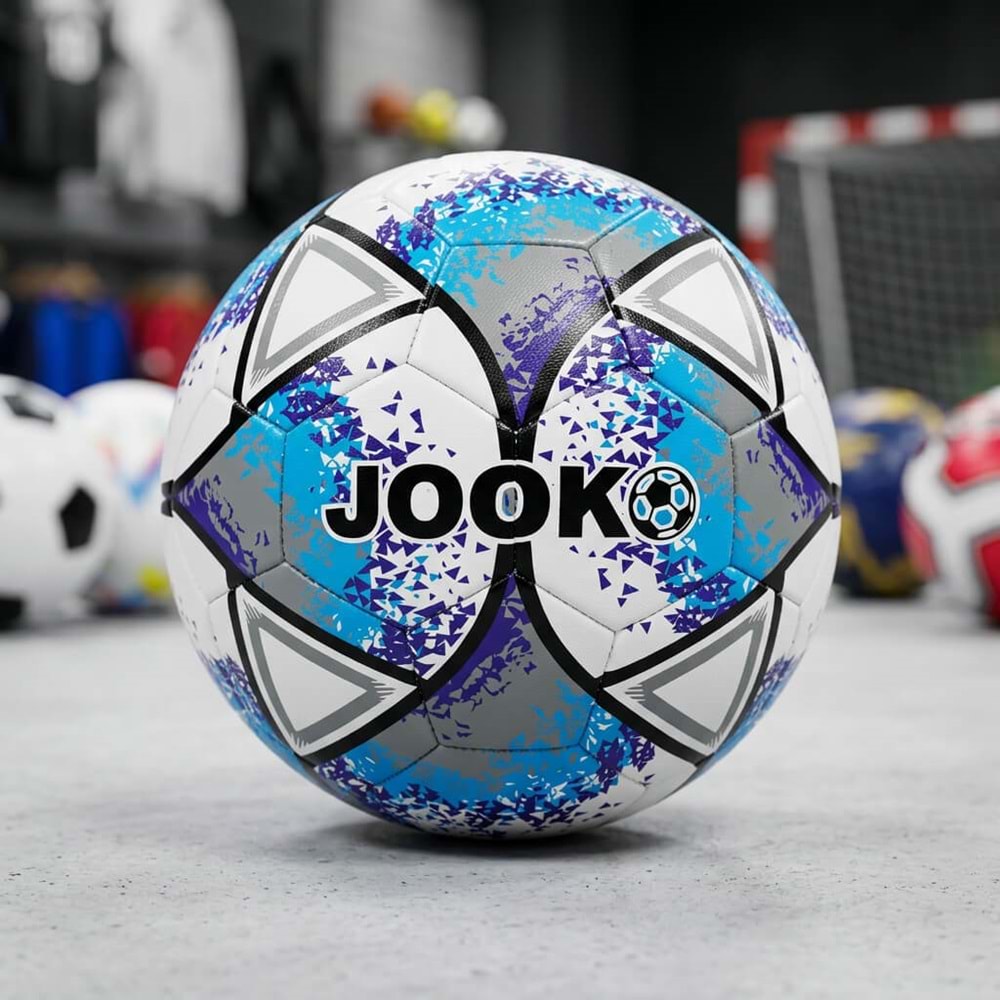 Joog Futbol Topu Renkli Desenli Dayanıklı Antrenman Topu
