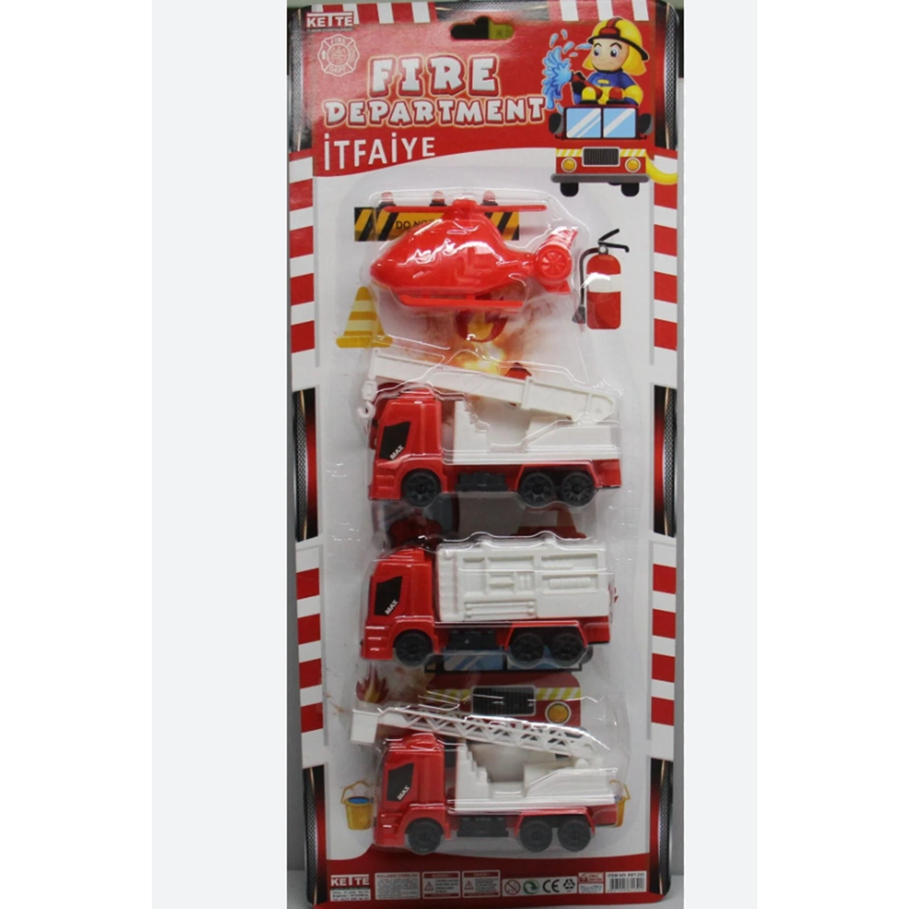 İtfaiye Seti Oyuncak Yangın Söndürme Araçları