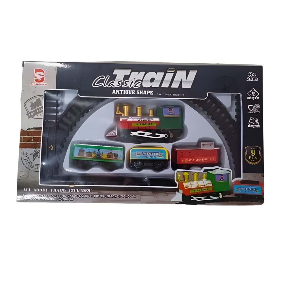 Seher Tren 180+ Cm Raylı 3 Vagonlu 8501