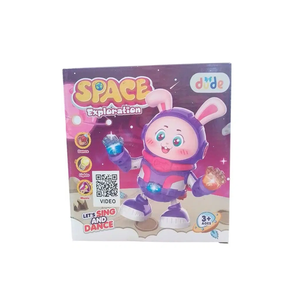 Seher RS-9047C Çok Yönlü Dans Eden Astronot Tavşan Işıklı Müzikli Oyuncak
