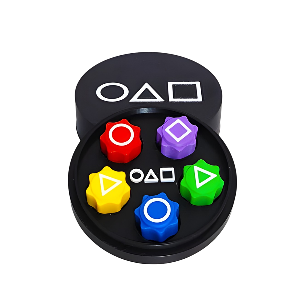 Squid Game 5 Taş Zeka ve Şekil Eşleştirme Oyunu