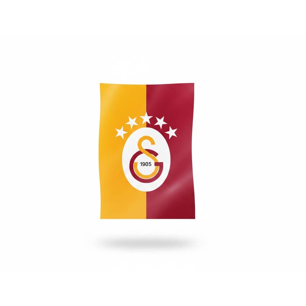 Galatasaray Taraftar Bayrağı 100x150 cm Gs Lisanslı Görünümlü Büyük Boy Bayrak