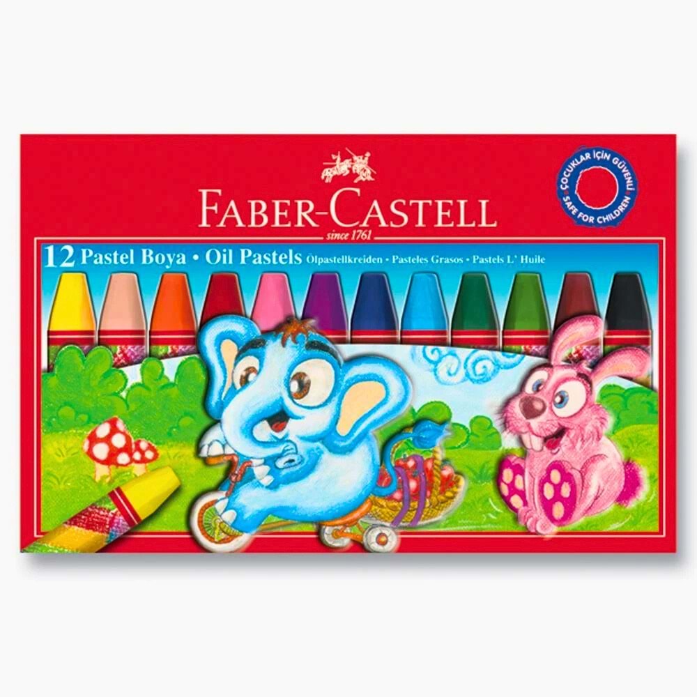 Faber-Castell 12 Renk Pastel Boya Seti