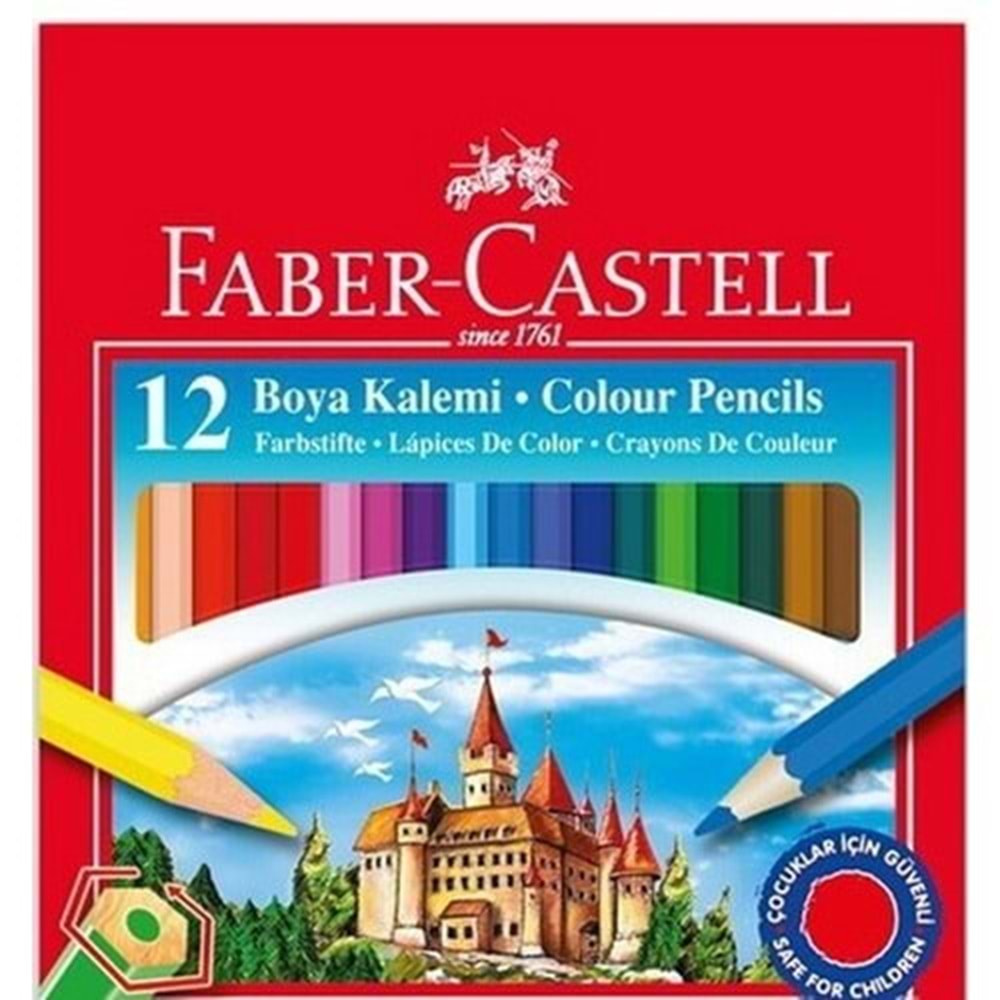 FABER CASTEL KÜÇÜK BOY 12 Lİ KURU BOYA