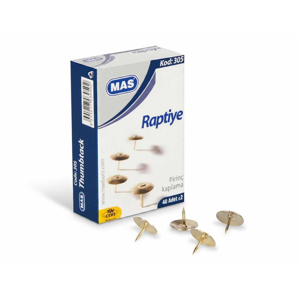 MAS Raptiye Sarı Pirinç Kaplı