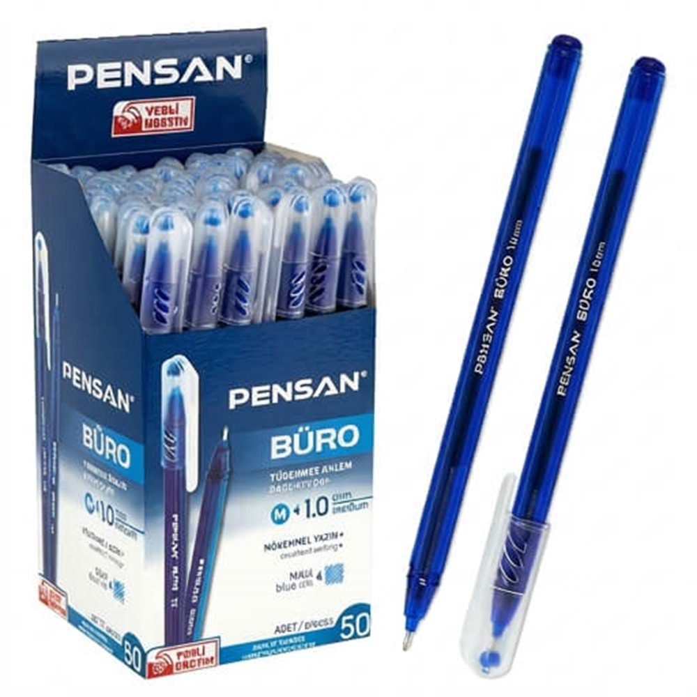 Pensan Büro Tükenmez Kalem Mavi 2270 1.0 mm