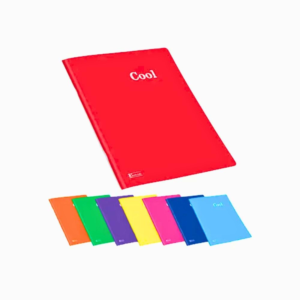 K.Color Cool Serisi A4 Dikişli Defter 60 Yp (Kareli)