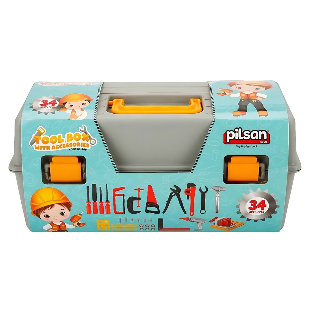 Pilsan Alet Çantası Aksesuarlı 34 Parça 03248