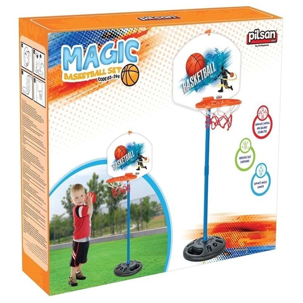Pilsan Magic Ayaklı Basketbol Seti (Ayarlanabilir Yükseklik)