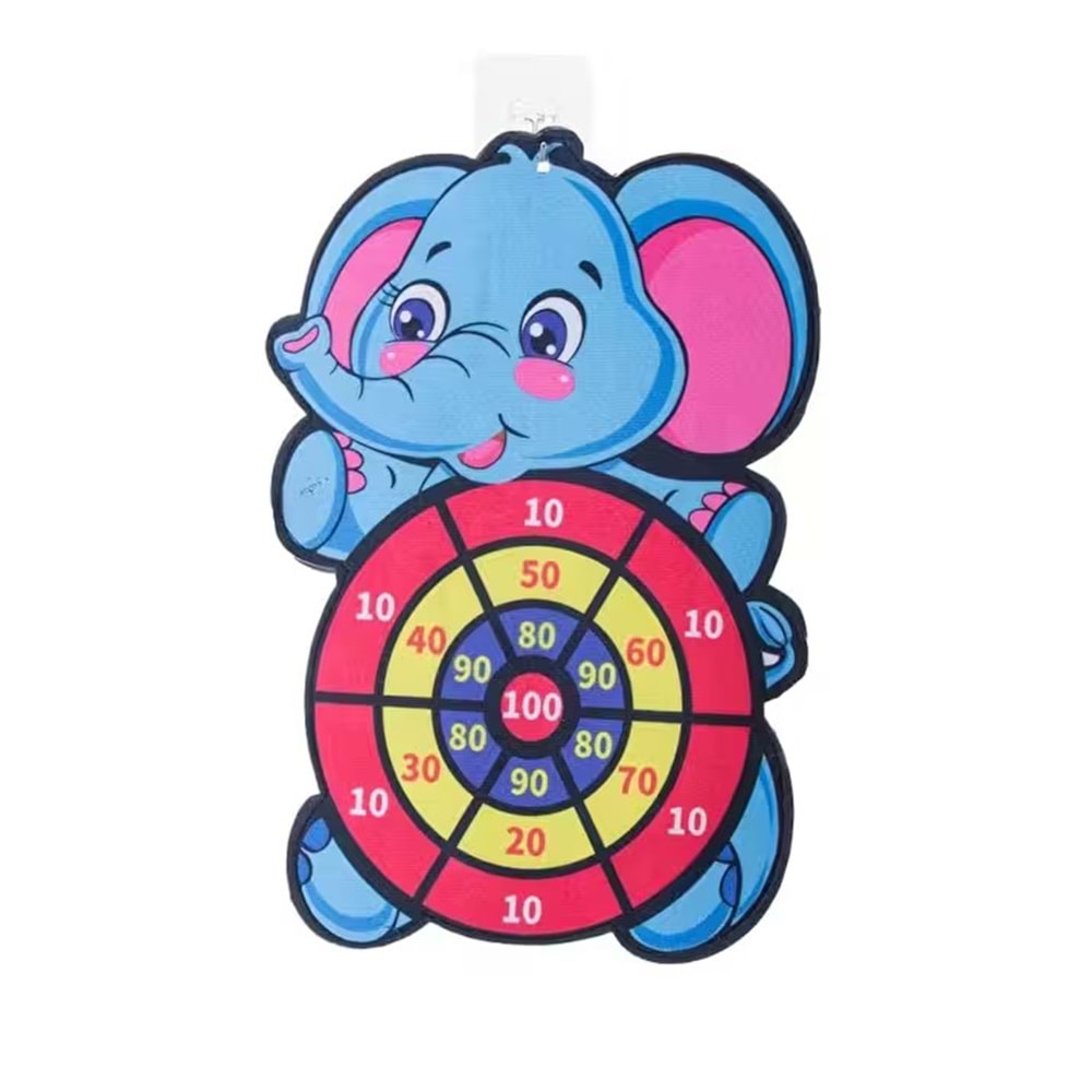 07 981 Ayaklı Cırt Cırtlı Dart Oyunu Çocuklar İçin Eğlenceli Set