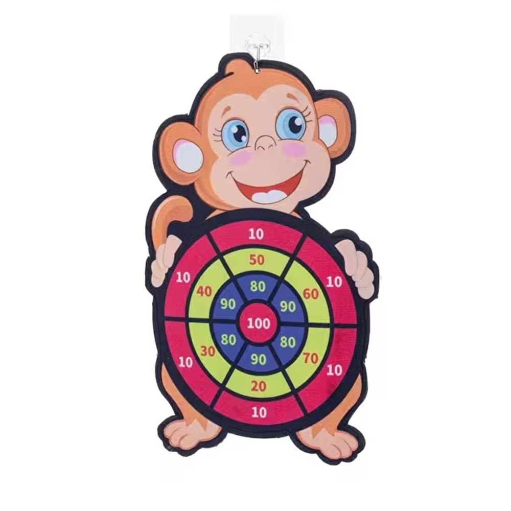 07 981 Ayaklı Cırt Cırtlı Dart Oyunu Çocuklar İçin Eğlenceli Set