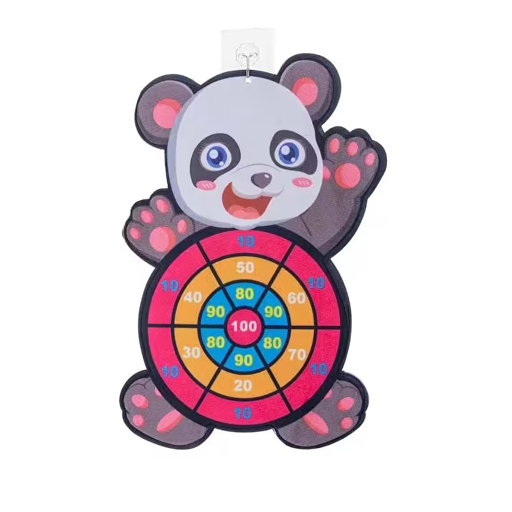 07 981 Ayaklı Cırt Cırtlı Dart Oyunu Çocuklar İçin Eğlenceli Set