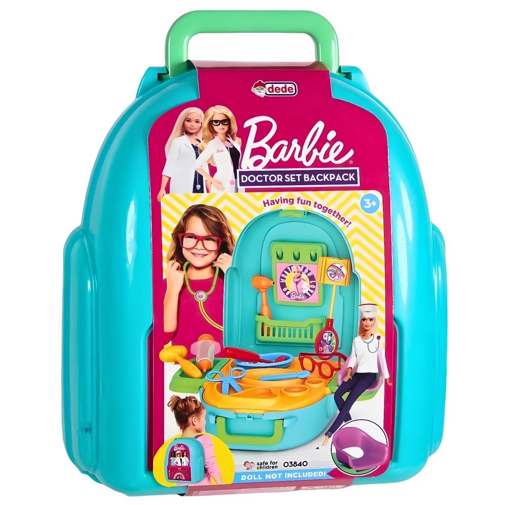 Fen Barbie Doktor Set Sırt Çantası 03840