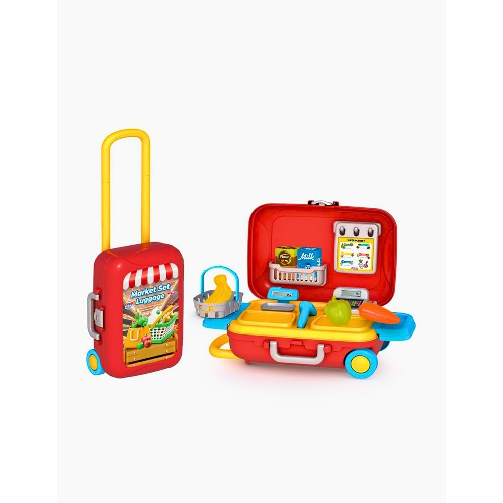 Candy Ken Market Set Bavulum (Tekerlekli ve Taşınabilir)