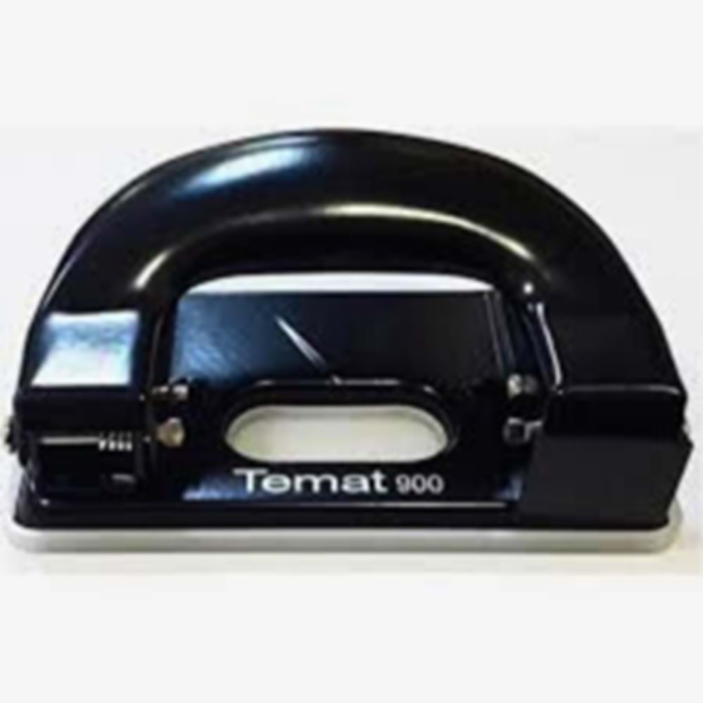TEMAT 900 Model Büyük Kapasiteli Perforatör (Delgeç) - Siyah Ofis Malzemesi