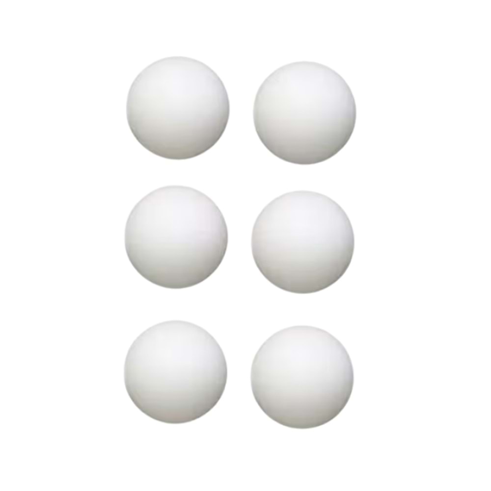 Temat Ticon 7 cm Beyaz Köpük Top | 6’lı Paket