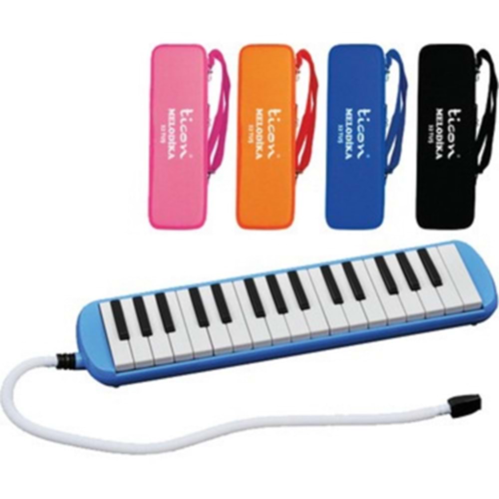 Ticon 32 Tuşlu Melodika - Koruyucu Bez Çantalı Başlangıç ve Okul Seti
