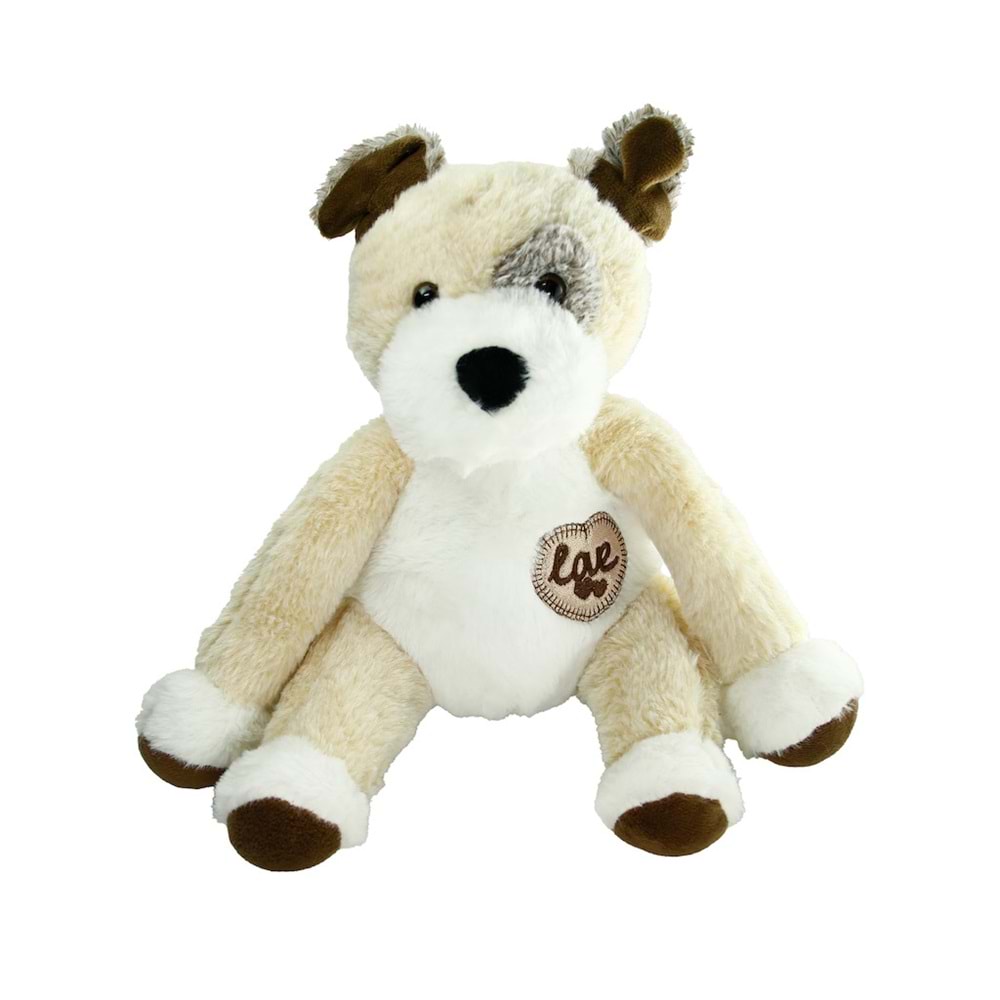 Vardem 23 cm Peluş Köpek Love Kalpli 3 Asorti Yumuşak Oyuncak 31170-2
