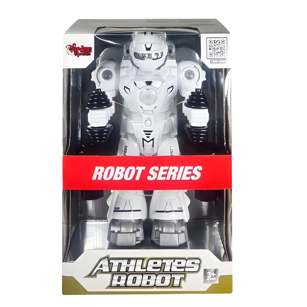 Athletes Robot Işıklı, Müzikli ve Hareketli Atletik Robot Oyuncak (3+ Yaş)