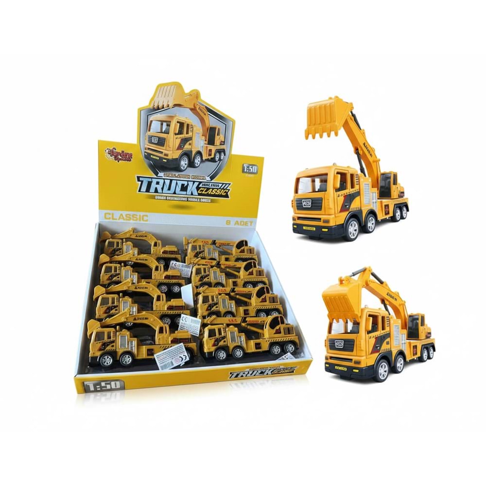 Vardem Surtmelı Metal 1 50 Sarı Vınc ve Ekskavator