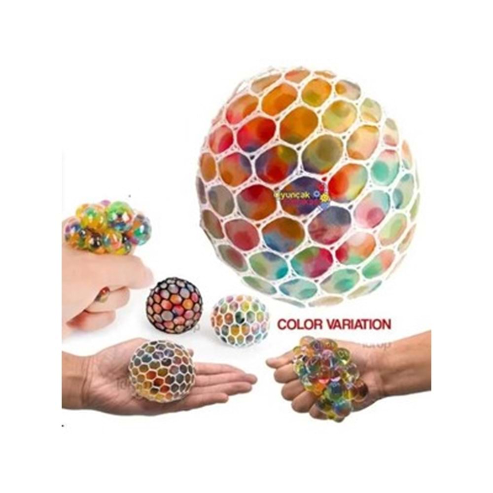 Karma Sevimli Stres Topu Renkli Jel Dolgulu Sıkma Topu