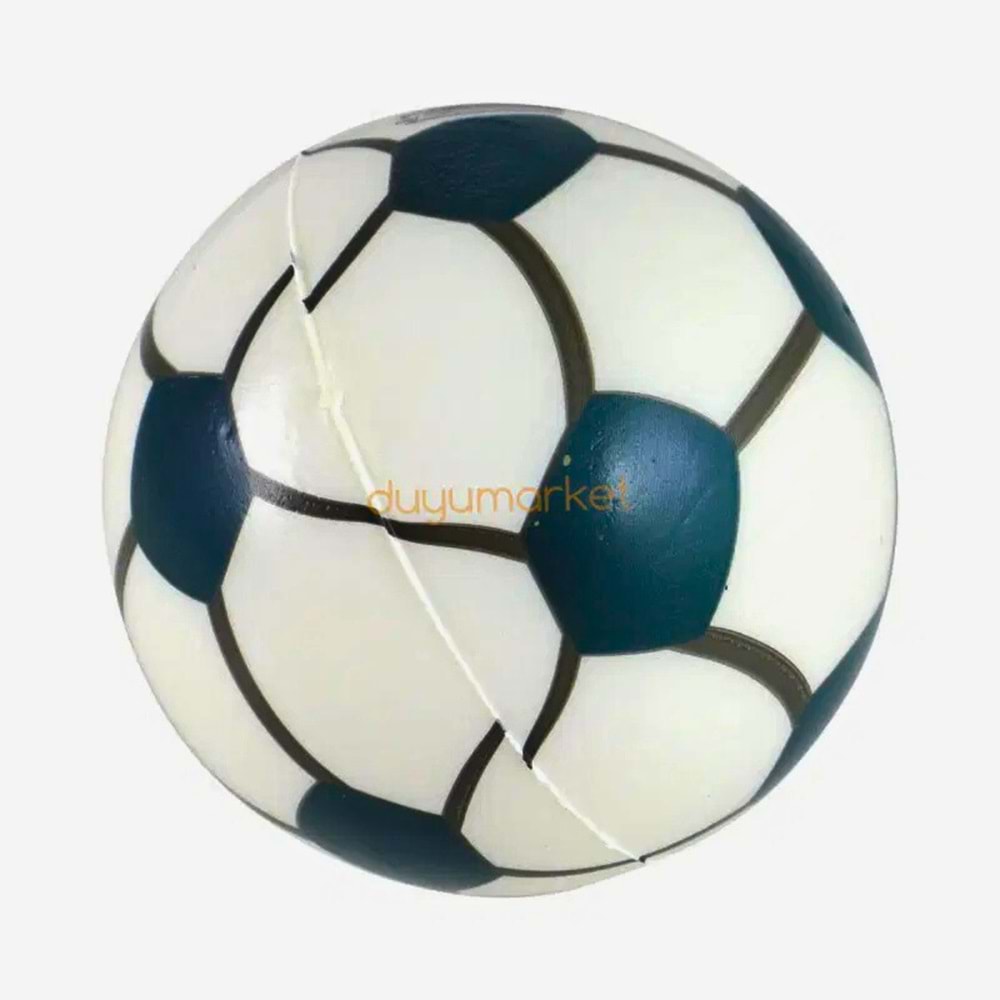 Büyük Boy Futbol Topu Desenli Stres Topu | Rahatlatıcı Parmak Egzersiz Topu