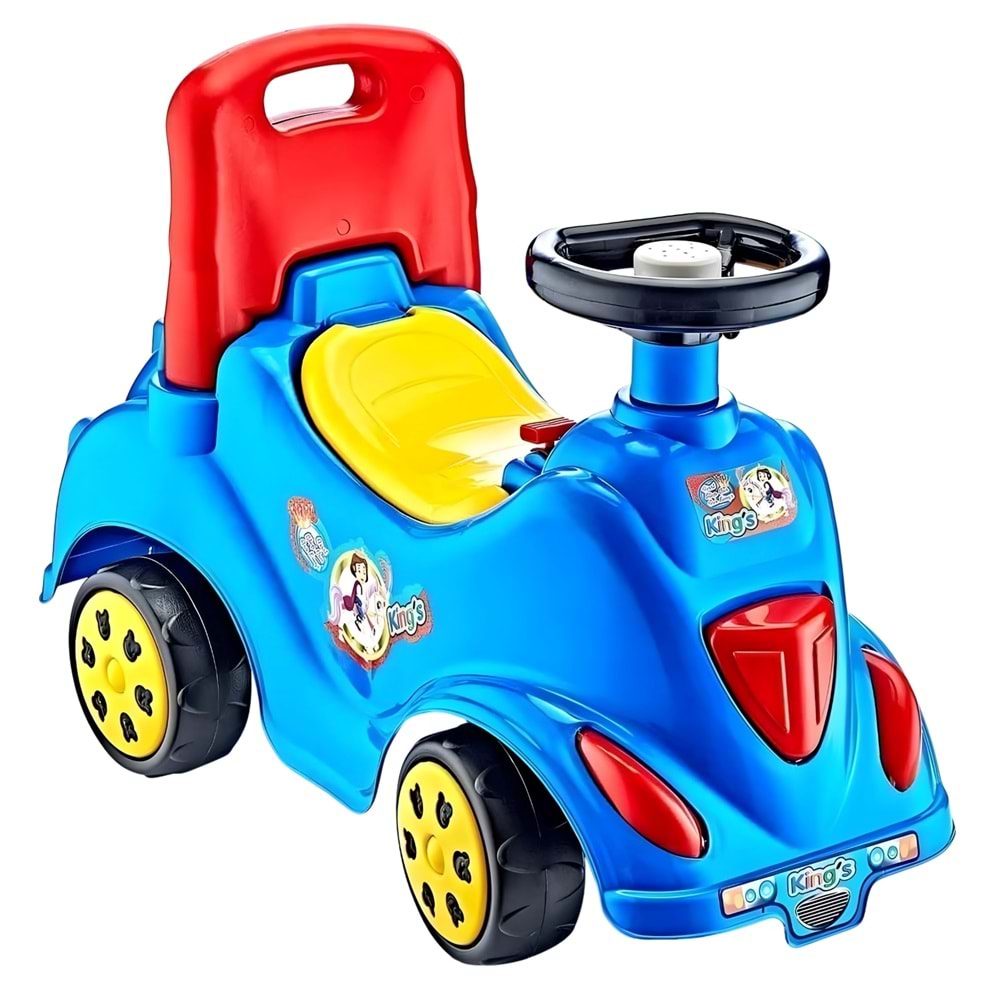 İlk Adım Arabam Büyük Boy | Çocuk Sürtmeli Oyuncak Araba