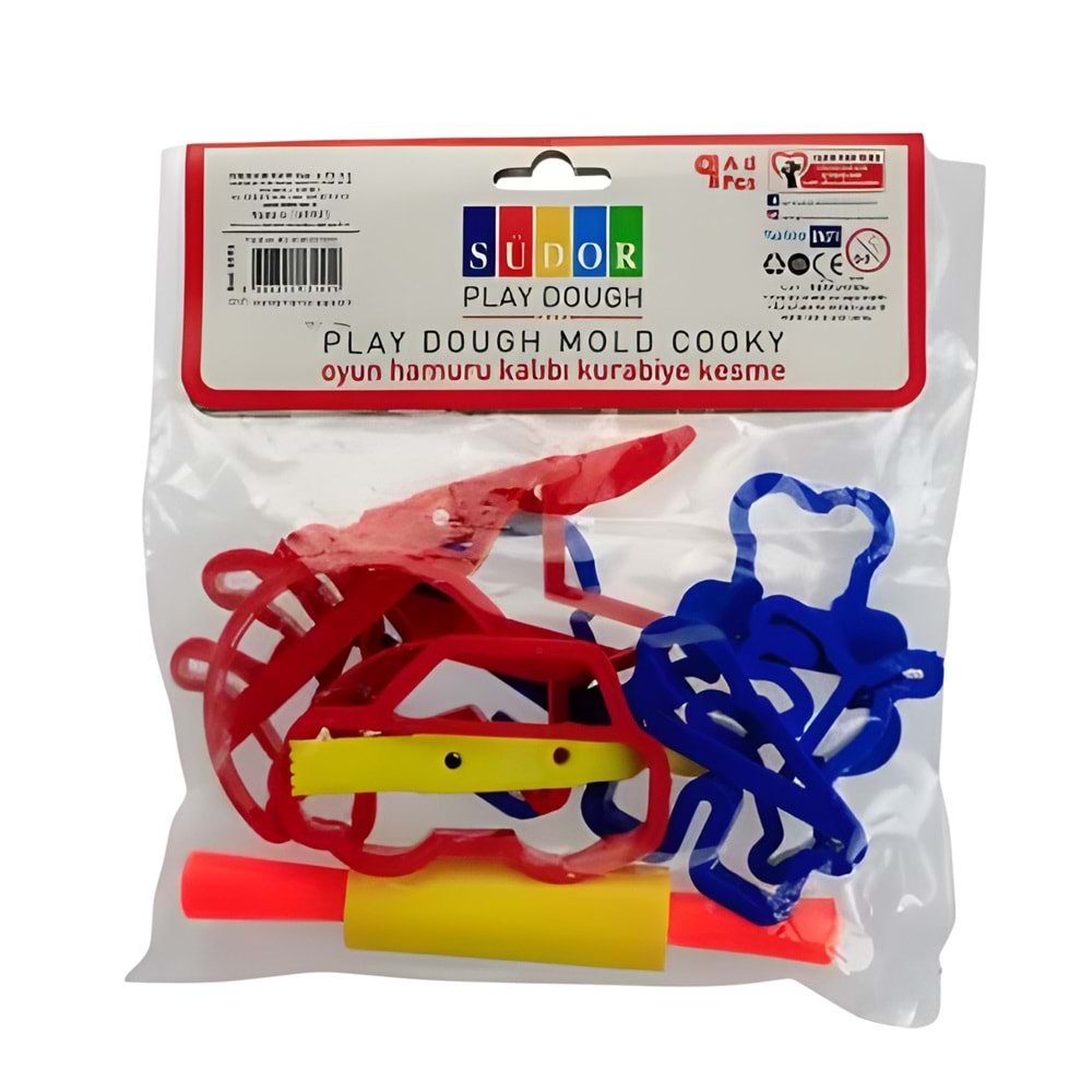 Südor Oyun Hamur Kalıbı Büyük Şekil+Merdane