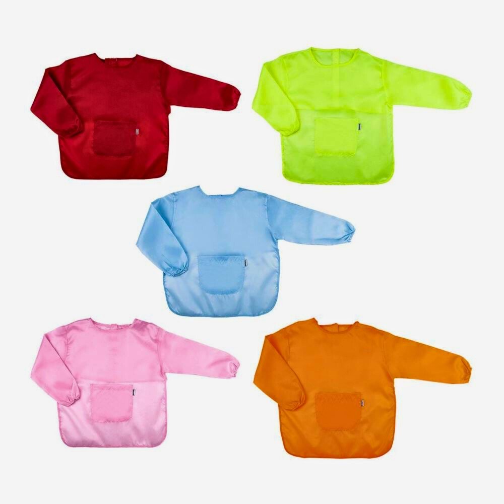 Südor Uzun Kollu Anaokulu Önlüğü - Cepli Boyama ve Etkinlik Önlüğü