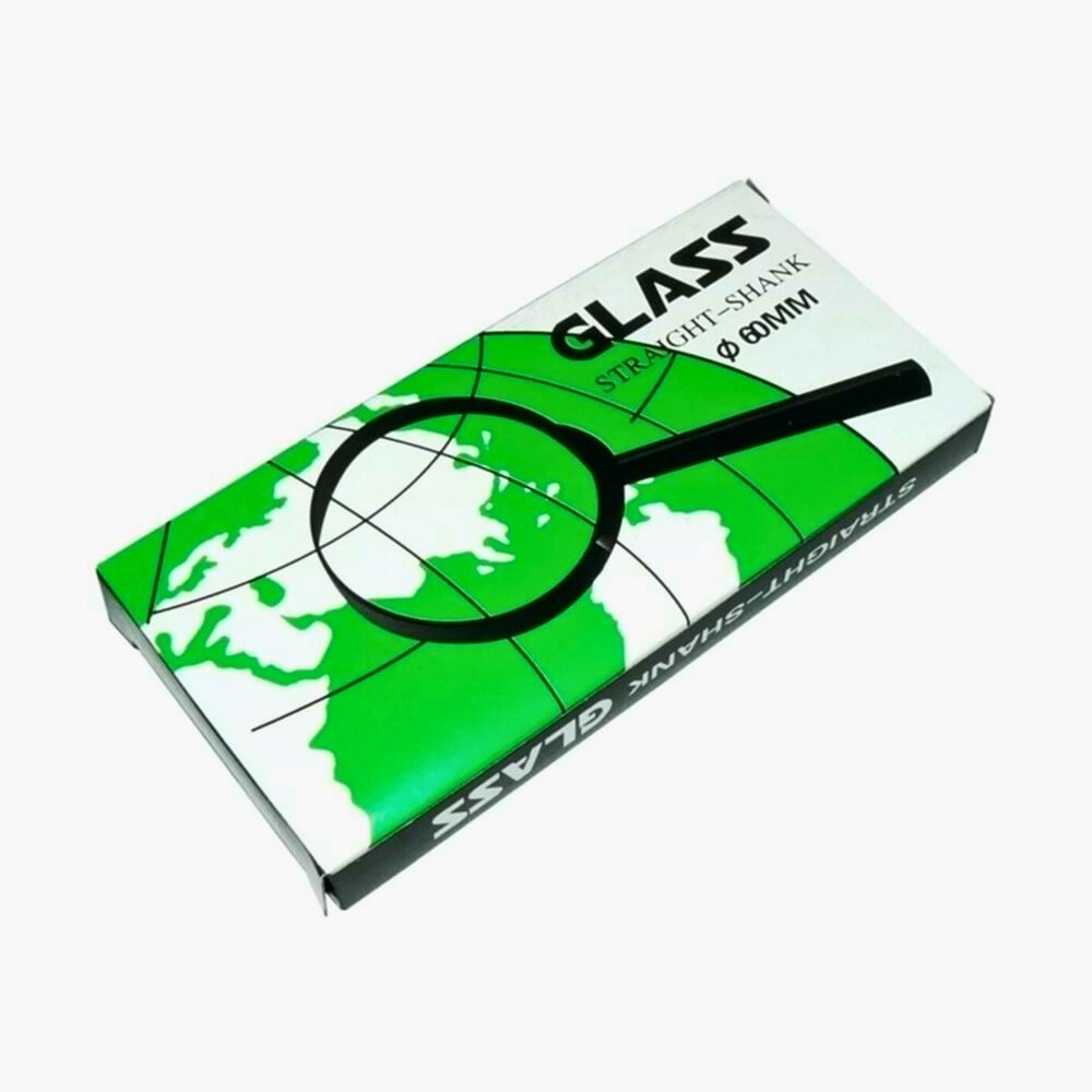 60 mm Cam Mercekli Büyüteç - Okuma ve Hobi İçin Düz Saplı