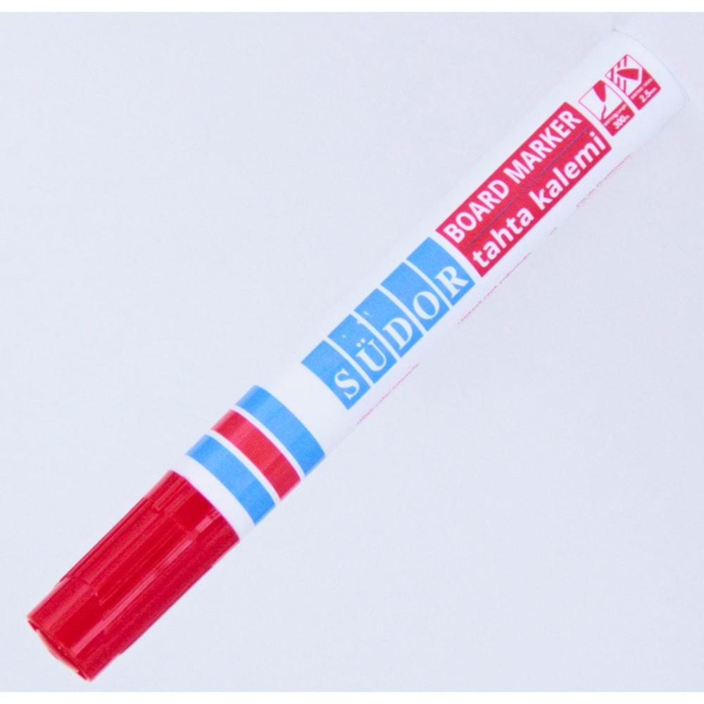 Südor Kullan-At Beyaz Tahta Kalemi (Kırmızı)