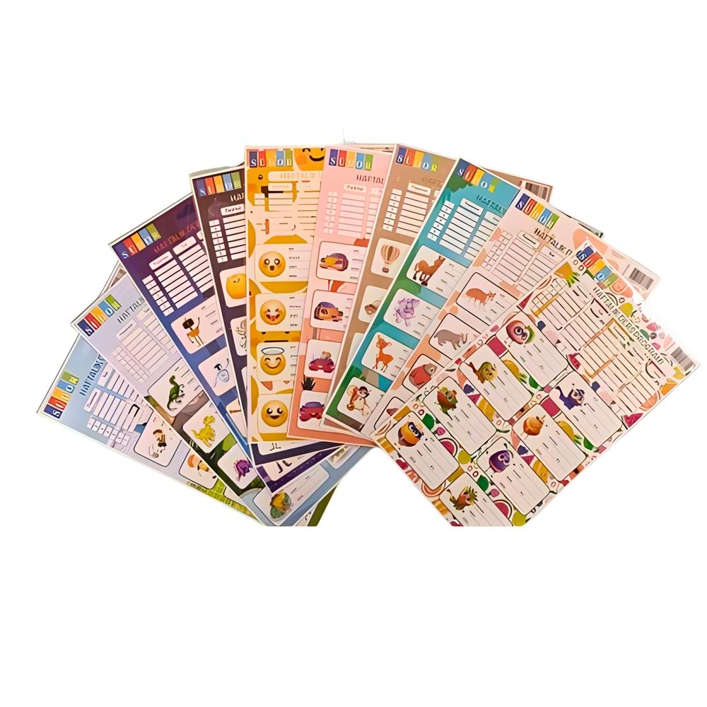 Südor Okul Etiketi 3 lü Erkek