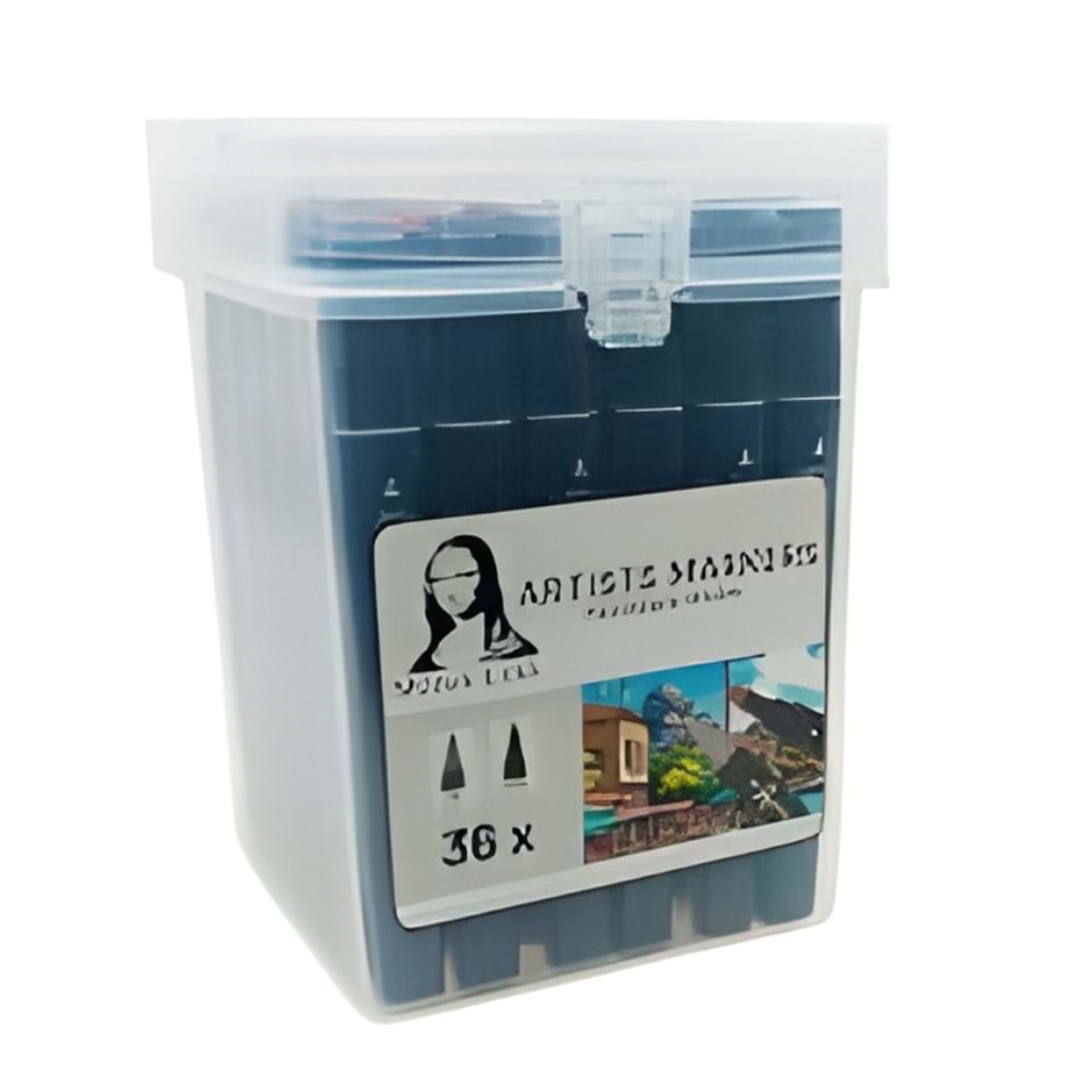 MONALİSA TOUCH BLACK MARKER 36 RENK SÜDOR