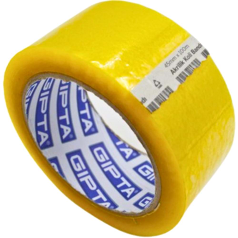 GIPTA KOLİ BANDI 45MMX100 METRE ŞEFFAF AKRİLİK