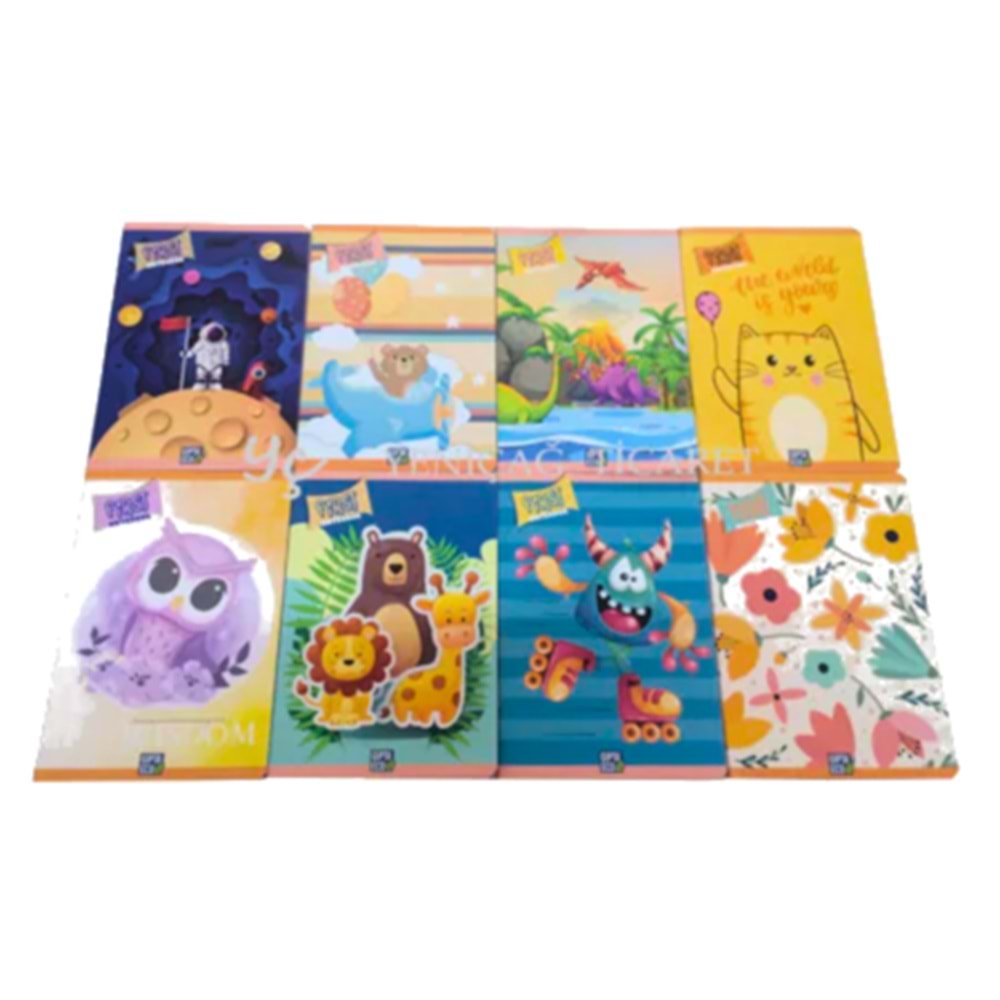 First Tel Dikişli A4 Kareli Defter (60 Yaprak)