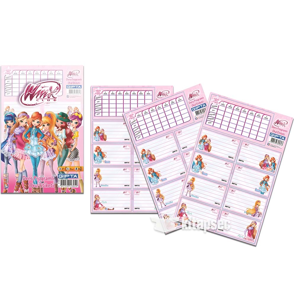 WINX DERS PROG.OKUL ETİK.16x24-3 YP.