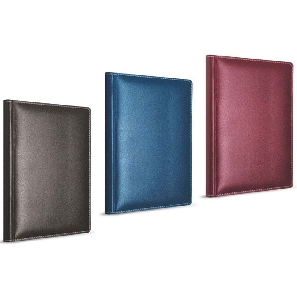 Gıpta Modelist İplik Dikişli Deri Kapak Defter 17x24 160 Yaprak Çizgili