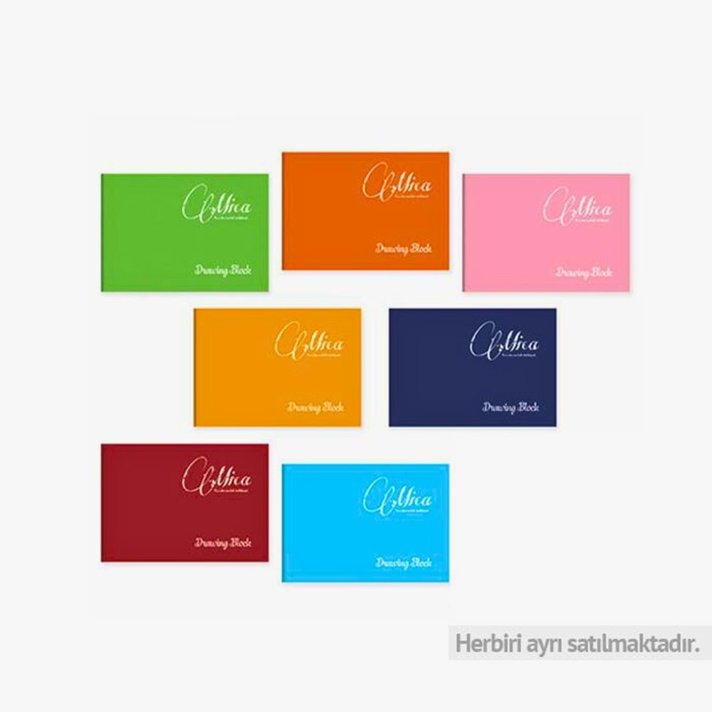 MICA Tel Dikişli PP Kapak Resim Defteri 25x35 cm 32 Yaprak | Çizim Bloğu
