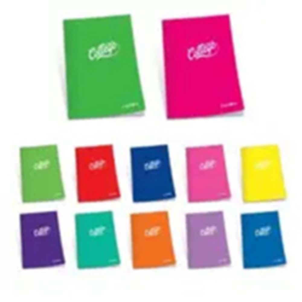 College Renkli Kapak Güzel Yazı Defteri | Kılavuz Çizgili Öğrenci Defteri