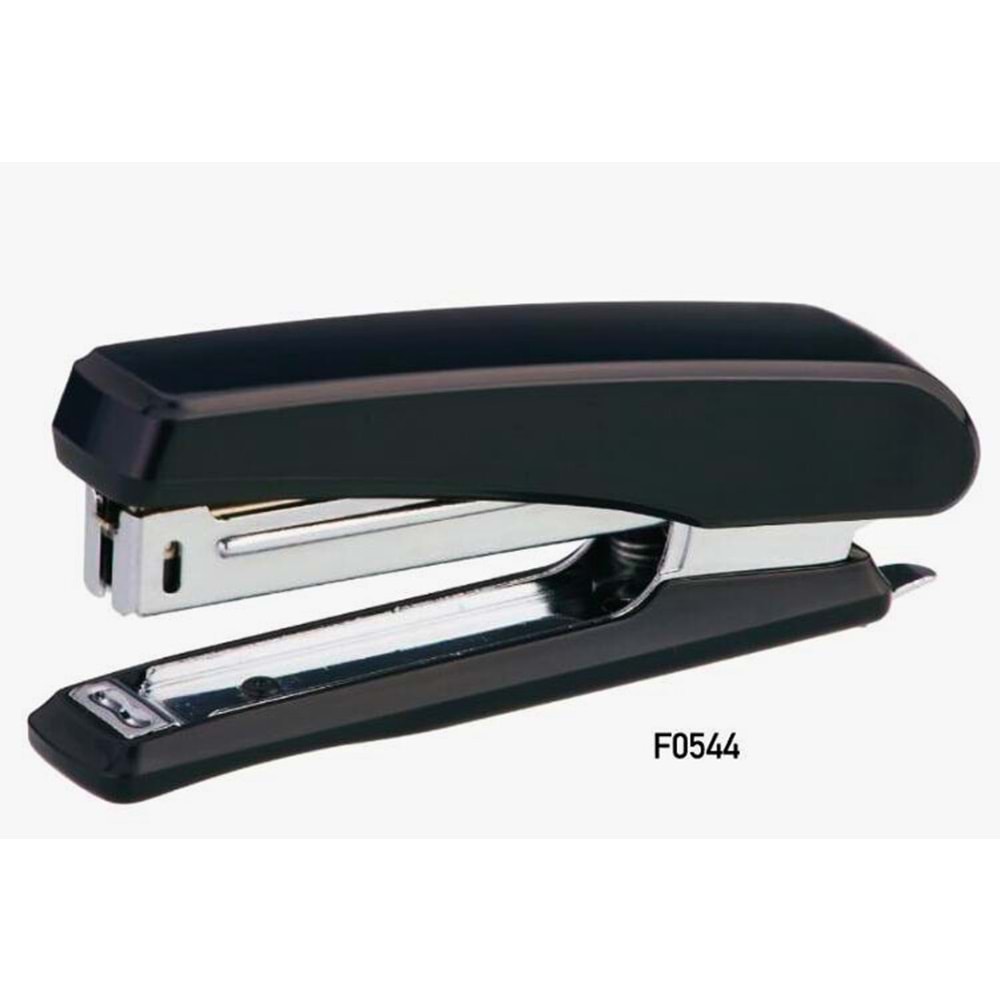 Standart Ofis Zımba Makinesi - No: 10 Tel Uyumlu ABS Siyah Renk