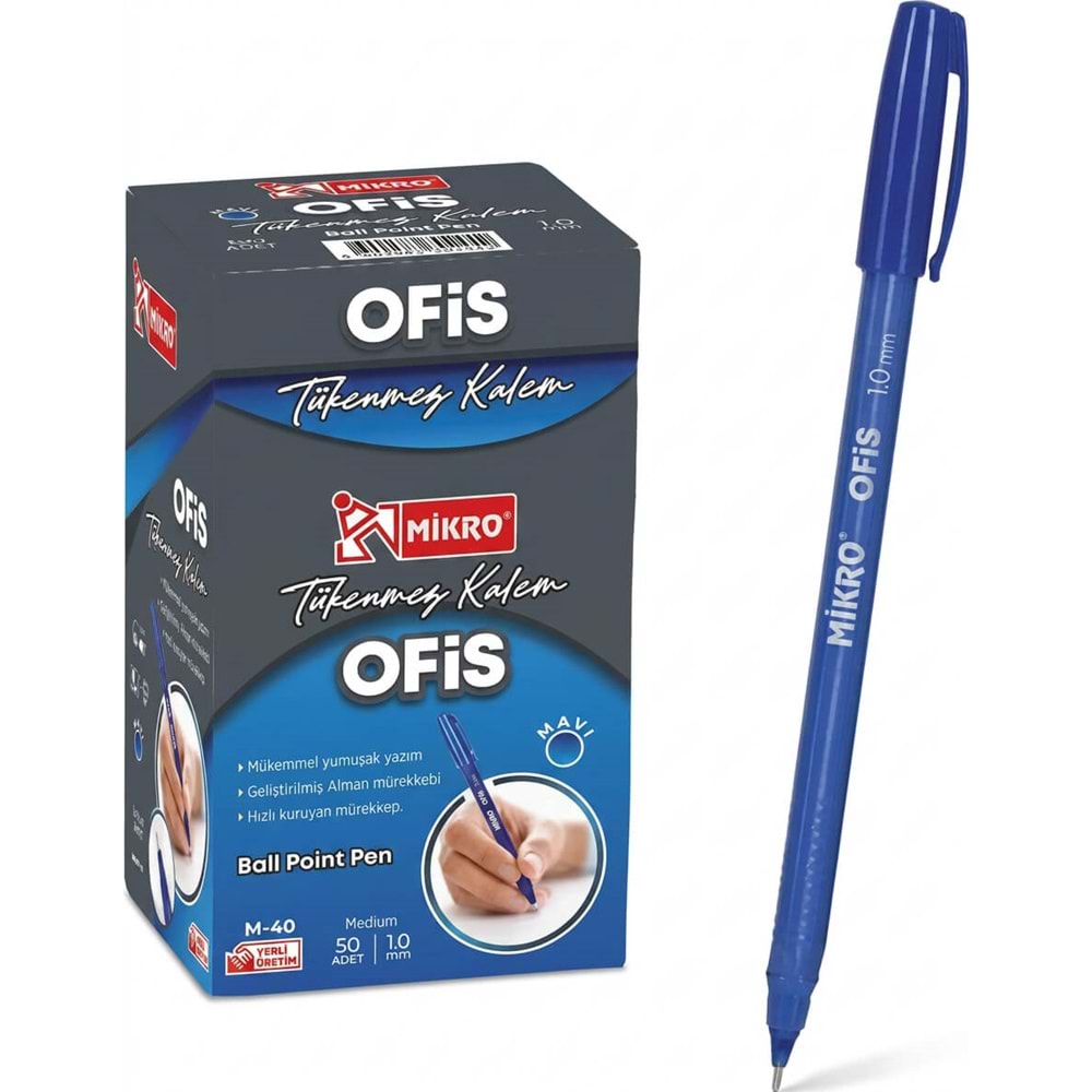 Mikro M40 Ofis Tipi Tükenmez Kalem