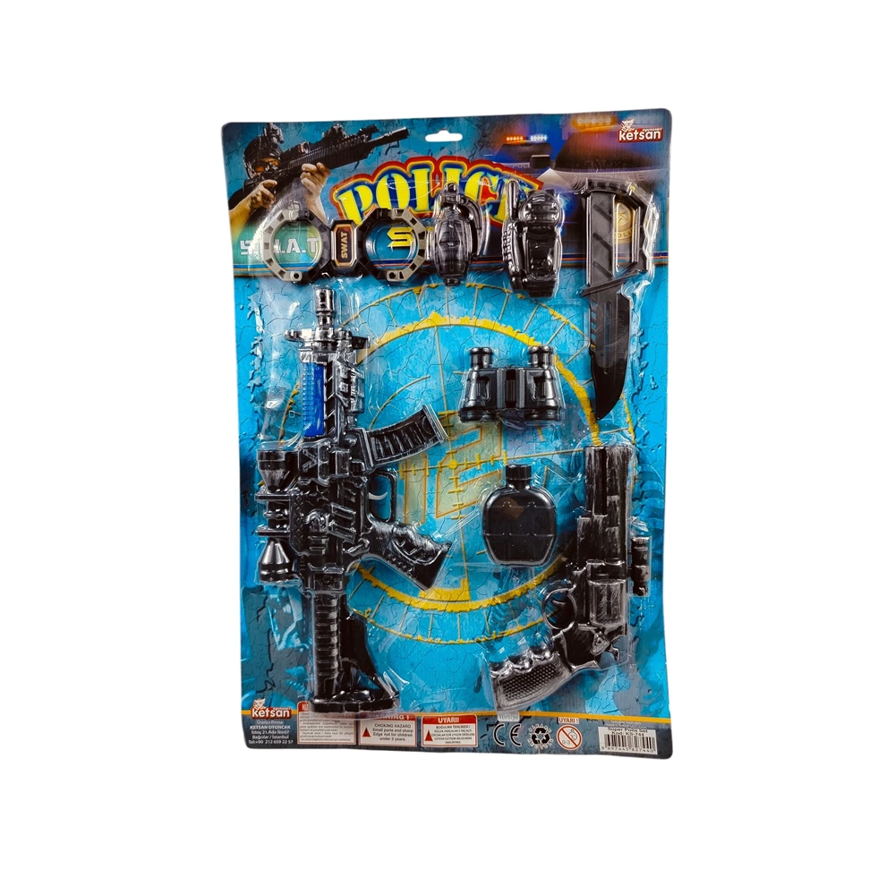 Kovboy Büyük Oyuncak Seti | Tabanca, Tüfek ve Aksesuarlar İçeren Çocuk Oyuncağı