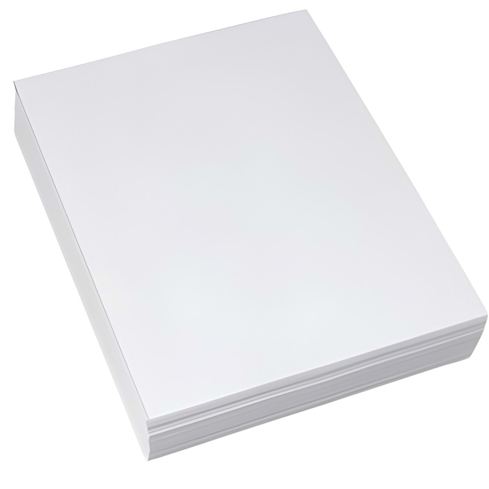 100'lü Büyük Boy Beyaz Resim Kağıdı Paketi - Okul ve Sanat Projeleri İçin